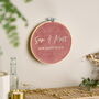 Personalised Couples Velvet Hoop, thumbnail 1 of 3
