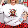 Mooey Christmas Highland Cow Jumper, thumbnail 1 of 4