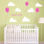 Personalised Balloons/Rocket Wall Stickers, thumbnail 1 of 7