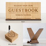 Personalised Wooden Wedding Guestbook Sign, thumbnail 6 of 7