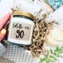 90th Birthday Personalised Scented Soy Candle, thumbnail 1 of 6