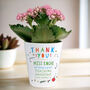 Thank You Teacher Ceramic Plant Pot, thumbnail 2 of 6