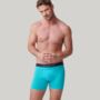 Multipack Four Pairs Of Men's Bamboo Trunks In Brights, thumbnail 4 of 7