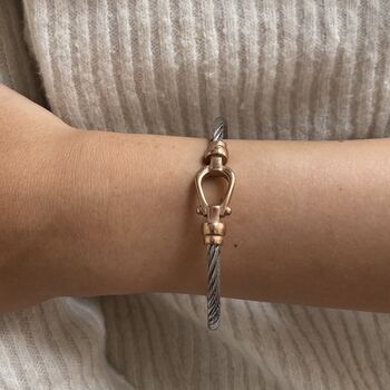 Personalised Horseshoe Bangle, 9 of 12