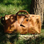 Leather Boot Gym Weekend Bag, thumbnail 10 of 12