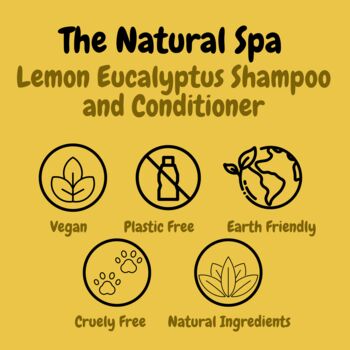 Lemon Eucalyptus Shampoo And Conditioner All Hair Types, 3 of 7