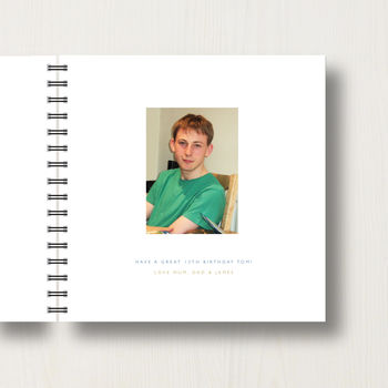 Personalised 13th Birthday Memory Book, 2 of 12