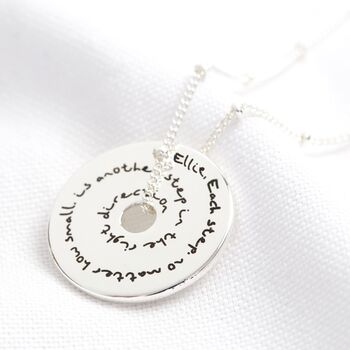 Personalised Message Of Affirmation Ring Necklace, 6 of 12
