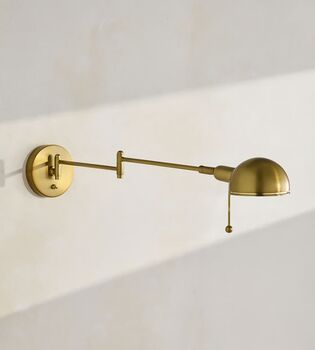 Wall Light, Antique Brass, 3 of 3