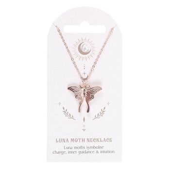 Luna Moth Pendant Necklace, 2 of 2