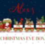 Personalised Name Wooden Christmas Eve Box Train, thumbnail 3 of 3