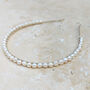 Cici Freshwater Pearl Metal Headband, thumbnail 3 of 3