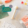 Make Your Own Mermaid Wooden Peg Doll Kit, thumbnail 8 of 9