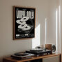Vinyl Only Music Print Record Poster Disco, thumbnail 4 of 11