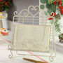 Country Cream Heart Baking Cookbook Stand, thumbnail 1 of 11