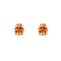 Ladybird Stud Earrings Wings Closed, thumbnail 5 of 9