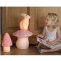 Heico Pink Toadstool And Bunny Night Light, thumbnail 1 of 6