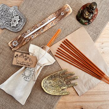 Rhubarb And Ginger Spring Hand Dipped Incense Sticks, 5 of 8