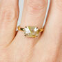 One Of A Kind Organic Yellow And White Natural Diamond, thumbnail 4 of 5