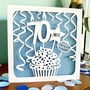 Personalised Cupcake 70th Birthday Card, thumbnail 2 of 4