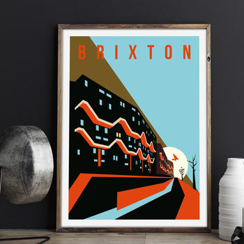 Brutalist London Southwyck House Illustrated Poster, 3 of 4