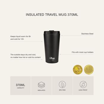 Personalised Gift Reusable Travel Mug 370ml, 8 of 8