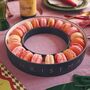 Shades Of Pink Christmas Wreath Macaron Box, thumbnail 1 of 3