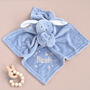 Personalised Blue Bunny Comforter, thumbnail 4 of 6