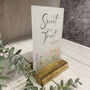 Floral Personalised Love Is Sweet Sign Opaque, thumbnail 3 of 6