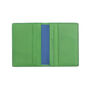 Small Leather Card Holder Wallet Colourful Personalised Gift, thumbnail 9 of 10