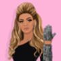 Beyonce Illustrated Wall Art | Icons Art Print, thumbnail 2 of 2