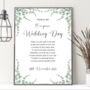 Personalised Wedding Gift Marriage Print, thumbnail 1 of 2