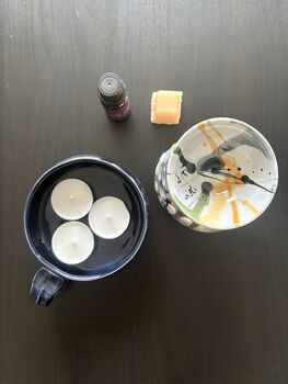 Handmade Ceramic Oil Burner/Tea Light Holder, 4 of 4