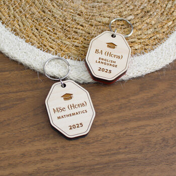 Graduation Personalised Keepsake Keyring, 3 of 4