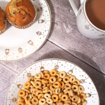 Lantern Gold Plated Dining Bundle Dinner Set, Platters, Bowls And Mugs, 11 of 12