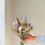 Dried Field Bouquet With Forget Me Not And Statice, thumbnail 5 of 5