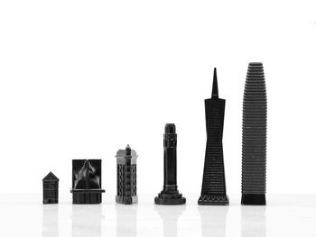 Stainless Steel Skyline Chess Set – San Fran Edition, 4 of 5
