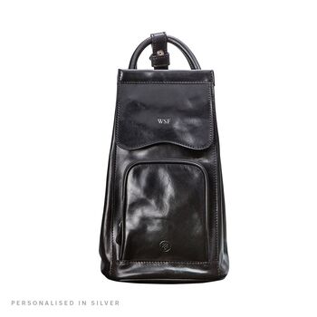 Personalised Women's Leather Small Backpack 'Carli', 2 of 12