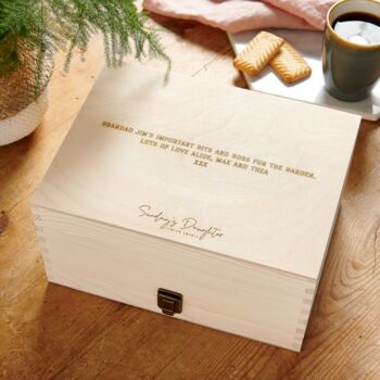 Personalised Father’s Day Gift Seed Box, 2 of 6