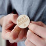 Best Daddy Engraved Wooden Badge, thumbnail 2 of 2