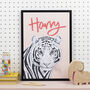 Personalised Tiger Print, thumbnail 3 of 11