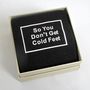 So You Don't Get Cold Feet Wedding Socks, thumbnail 6 of 8