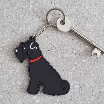 Black Schnauzer Cufflinks Personalised Dog Lover Gift, 8 of 12