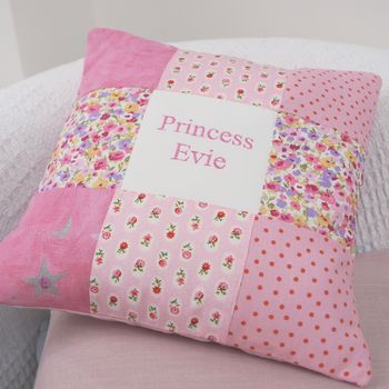Personalised Princess Name Cushion, 6 of 8