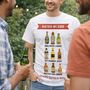 Rated #One Dad Personalised Beer T Shirt, thumbnail 1 of 6