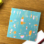 Recycled Retro Kitchenware Greetings Card, thumbnail 1 of 2