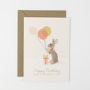 Rabbit Birthday Card By Sirocco Design | notonthehighstreet.com