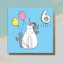 Unicorn Age Card: Ages One To 10, thumbnail 6 of 10