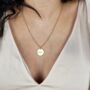18ct Gold Vermeil Plated Me And You Initial Necklace, thumbnail 2 of 6