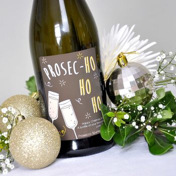 Christmas Personalised Prosecco, 7 of 8
